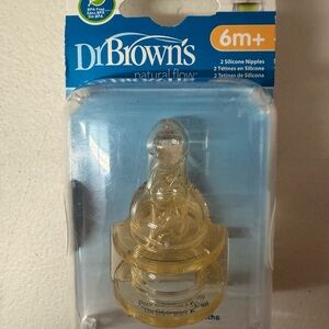 Dr. Brown's Natural Flow Silicone Nipples to Aid in Reduction of Colic